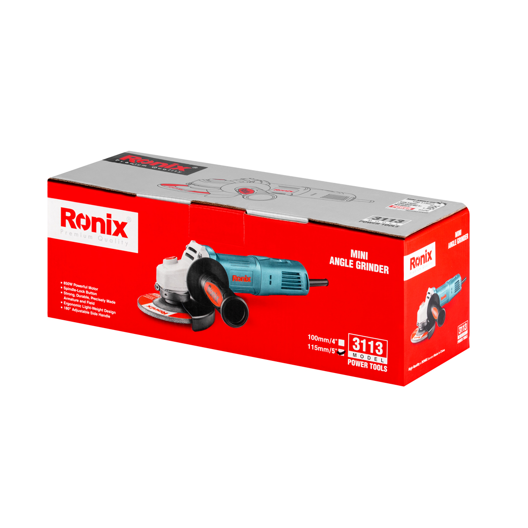 RONIX 850W ANGLE GRINDER 100mm(4 inc) 3113