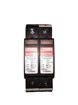 DC SPD 2 Pole 600V Type 2,  VAL-MS 600DC PV/2+0 Phoenix Contact 1156902