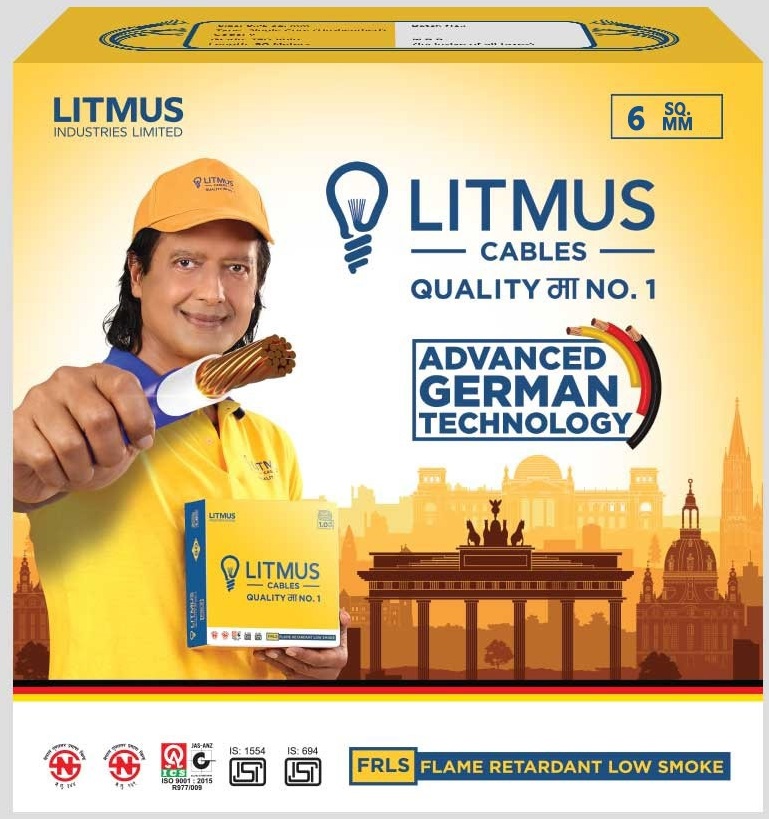 Home Wiring  Multistrand Cable Litmus FRLS 6mm