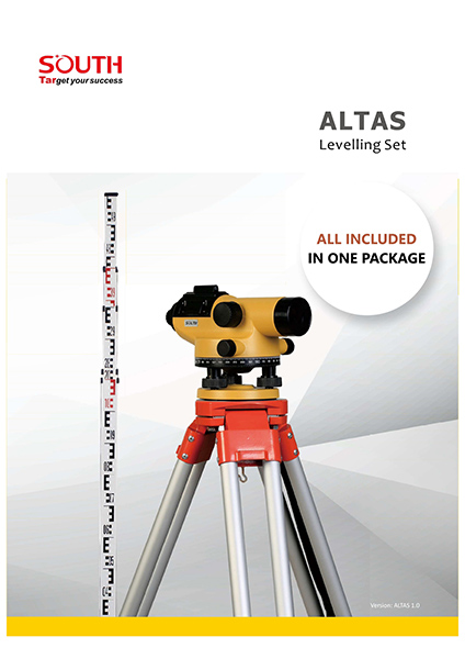 South ATLAS Auto Leveling Set With Tripod And Staff