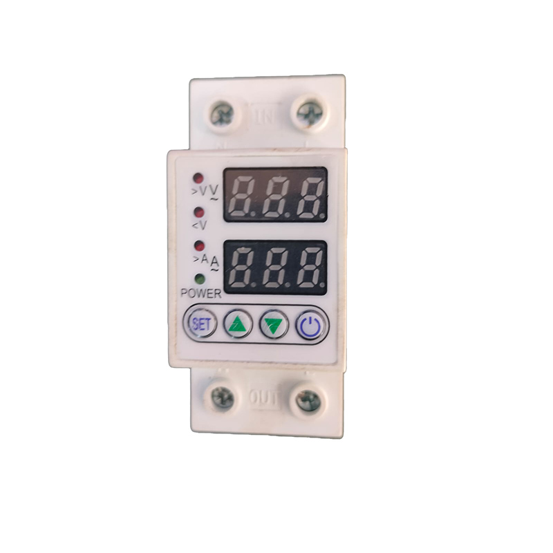 Adjustable Over/Under Voltage Protector With  Over/Under Current Protector Relay Breaker and Voltage Regulator and Auto Recovery 40A