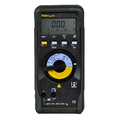 Rish Insu-10 Digital Insulation & continuity tester for measure of 10Kohm-999Mohm with selectable test voltage upto 1000V.