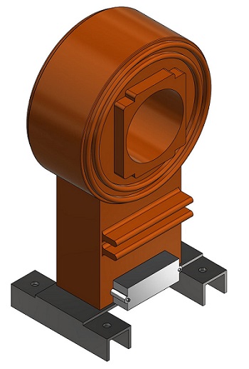 Kalpa 33kV Outdoor Dry Type Cycloaliphatic CT Wound primary Type Single Phase 50/60Hz Ratio 400/1-1A, Class 0.2s Current Transformer