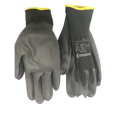 mallcom protective Waterproof nilon gloves P513B black