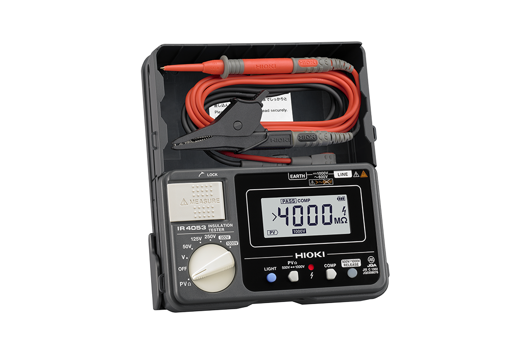 Hioki 1000V PV Insulation Tester IR4053
